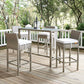 Conduit Outdoor Patio Wicker Rattan Bar Stool Set of 4