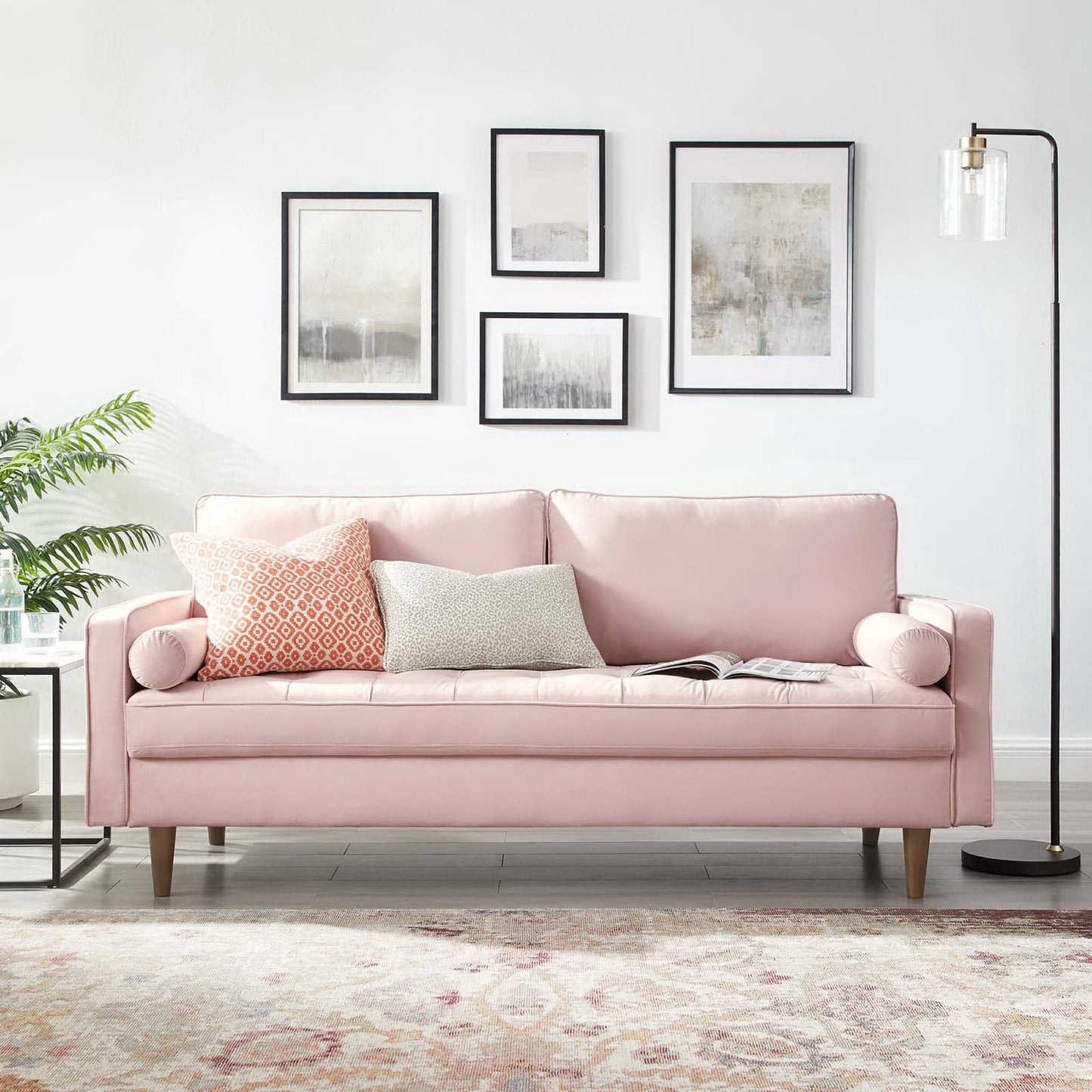 Valour Performance Velvet Sofa