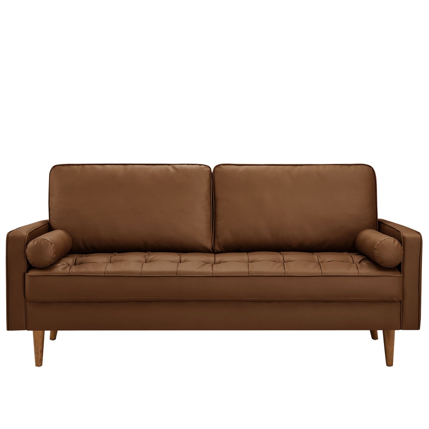 Valour Tufted Vegan Leather Sofa