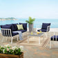 Riverside 5 Piece Outdoor Patio Aluminum Set