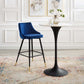 Adorn Performance Velvet Bar Stool