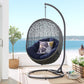 Hide Outdoor Patio Sunbrella® Swing Chair With Stand