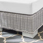 Conway Sunbrella® Outdoor Patio Wicker Rattan Ottoman