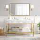 Kingsley Stainless Steel Bathroom Vanity