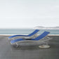 Glimpse Outdoor Patio Mesh Chaise Lounge Set of 2
