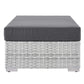 Convene Outdoor Patio Rectangular Ottoman