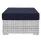 Convene Outdoor Patio Rectangular Ottoman