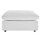 Commix Down Filled Overstuffed Performance Velvet Ottoman