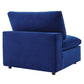 Commix Down Filled Overstuffed Performance Velvet Armless Chair