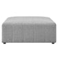Bartlett Upholstered Fabric Ottoman