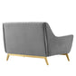 Winsome Channel Tufted Performance Velvet Loveseat
