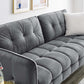 Cameron Tufted Performance Velvet Sofa