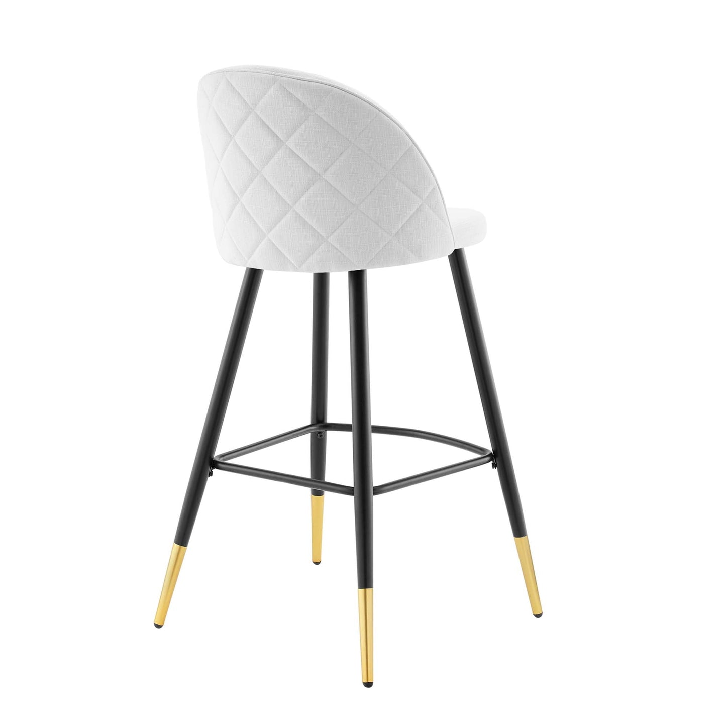 Cordial Fabric Bar Stools - Set of 2