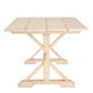 Windchime 71" Wood Dining Table