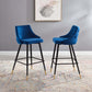 Adorn Performance Velvet Bar Stool Set of 2