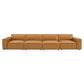 Restore Vegan Leather 4-Piece Sofa