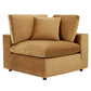 Commix Down Filled Overstuffed Performance Velvet Loveseat