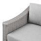 Conway Outdoor Patio Wicker Rattan Left-Arm Chair