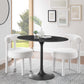 Lippa Oval Artificial Marble Dining Table