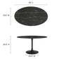 Lippa Oval Artificial Marble Dining Table