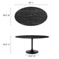 Lippa Oval Artificial Marble Dining Table