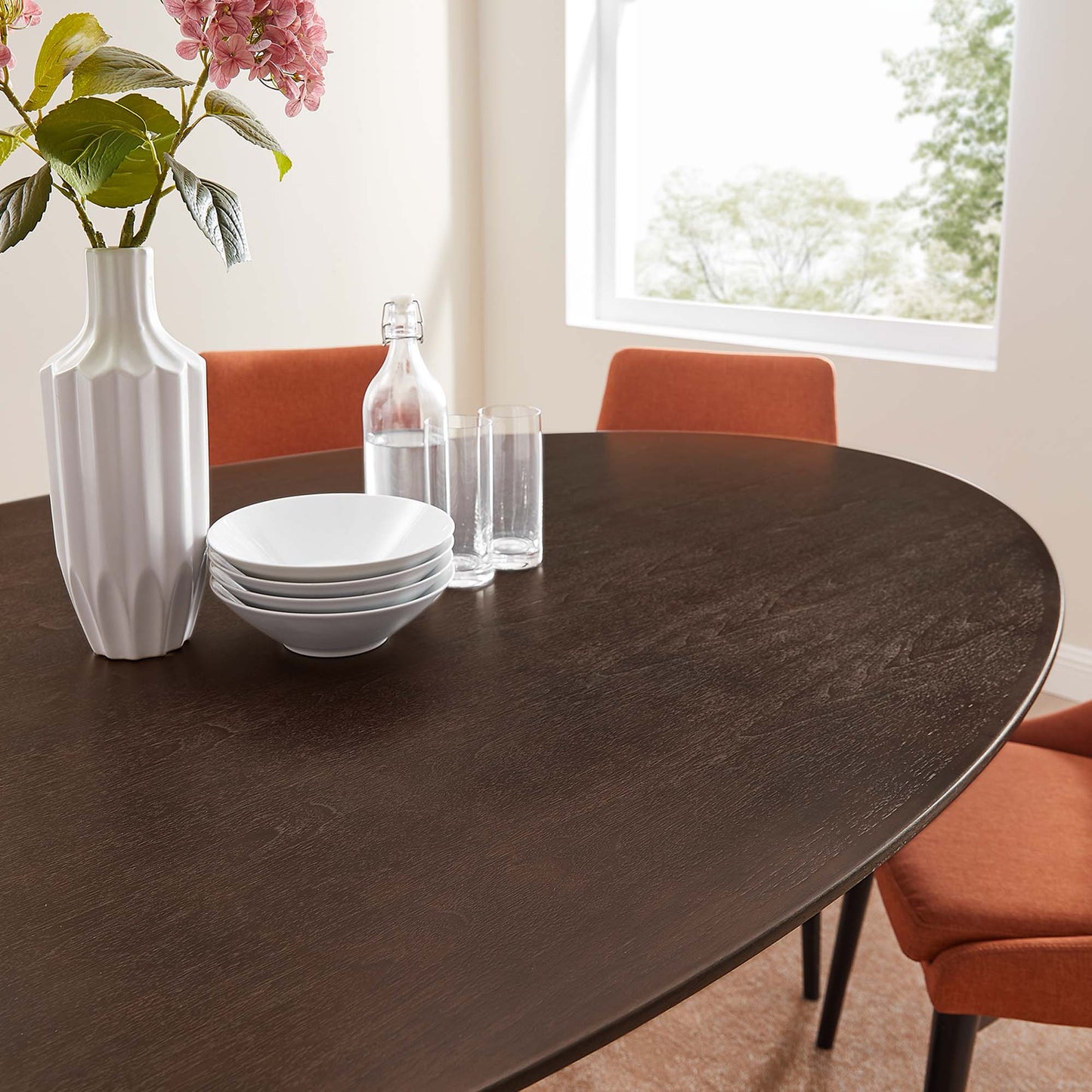 Lippa Oval Wood Dining Table