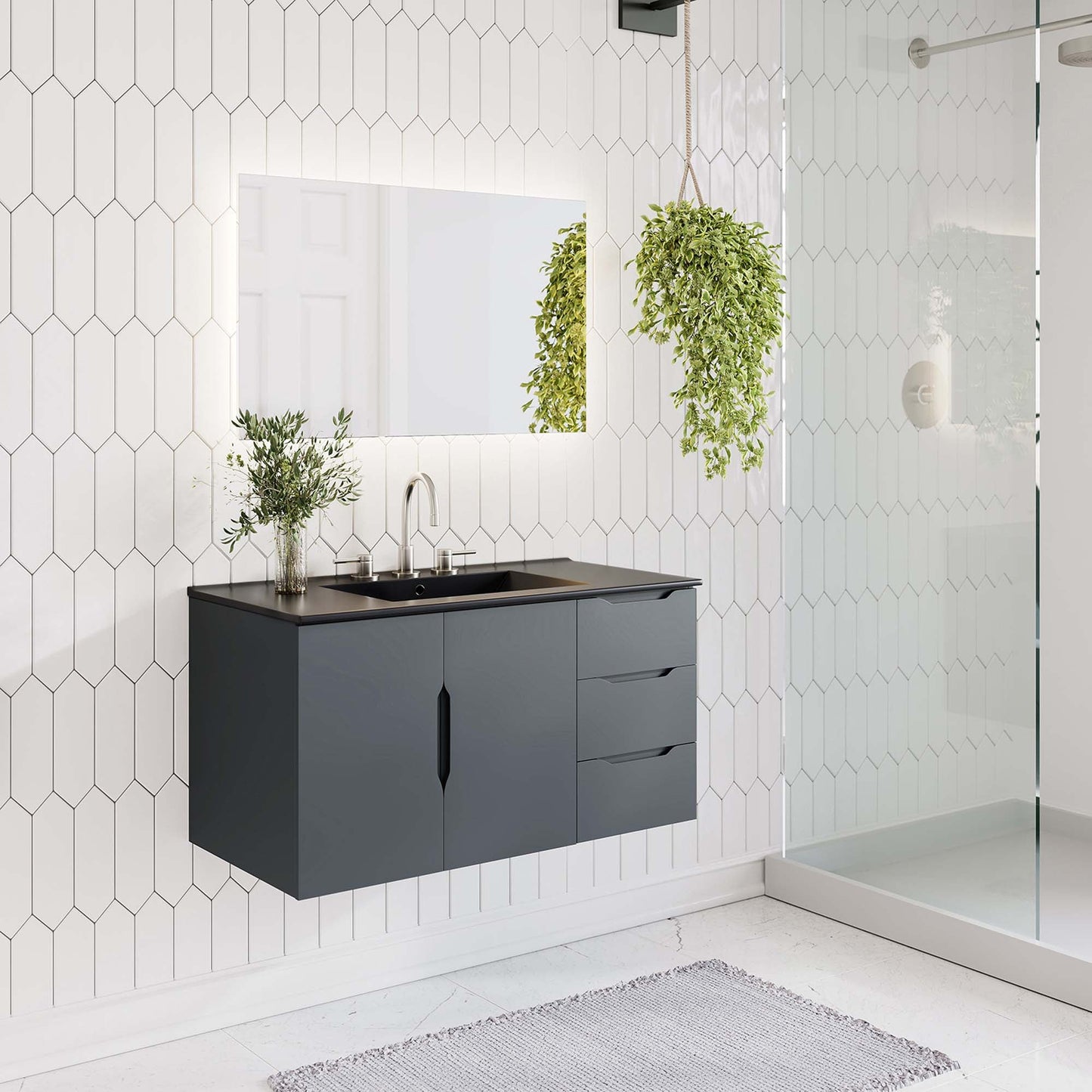 Vitality Bathroom Cabinet Basin Not Included