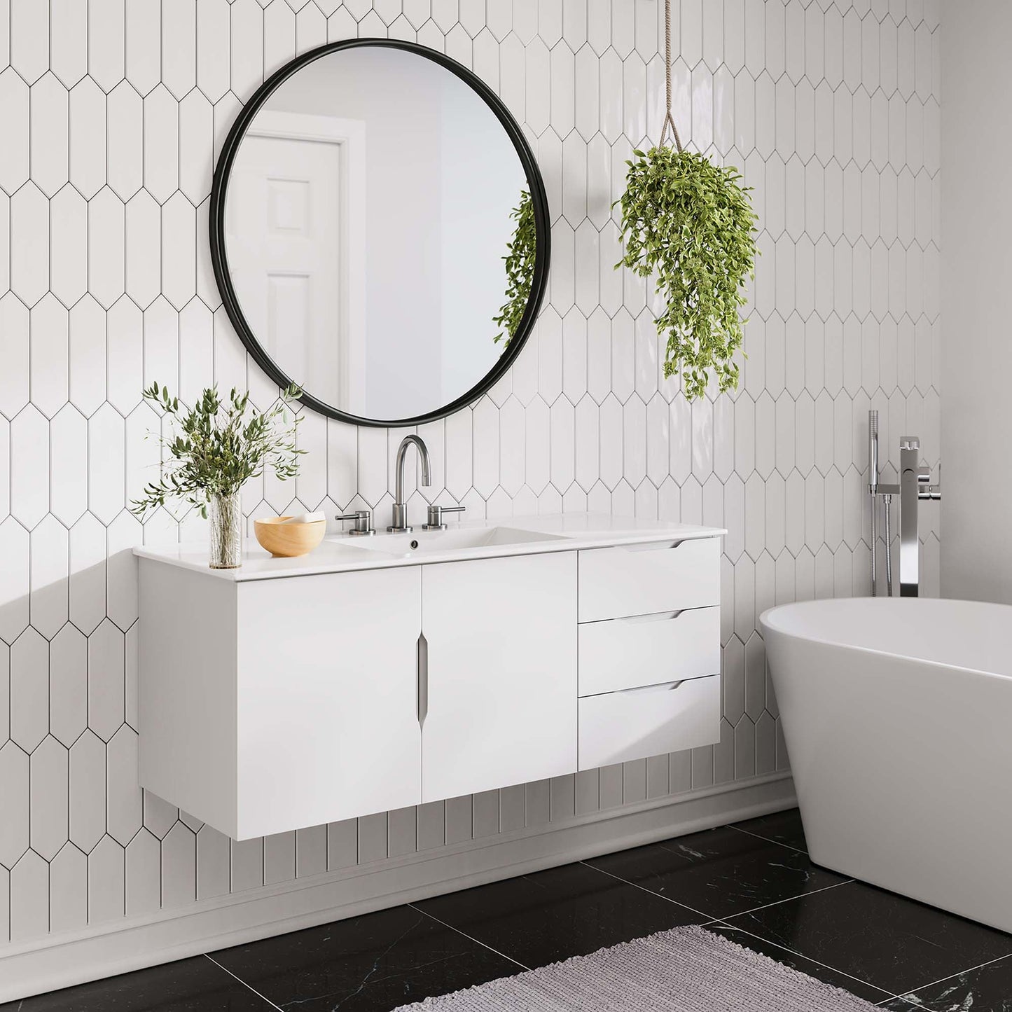 Vitality Bathroom Cabinet Basin Not Included