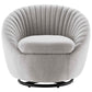 Whirr Tufted Fabric Swivel Chair