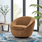 Buttercup Performance Velvet Swivel Chair