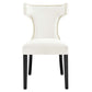 Curve Performance Velvet Dining Chairs - Set of 2