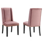 Baron Performance Velvet Dining Chairs - Set of 2