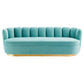 Victoria Channel Tufted Performance Velvet Sofa