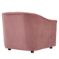 Announce Performance Velvet Channel Tufted Armchair