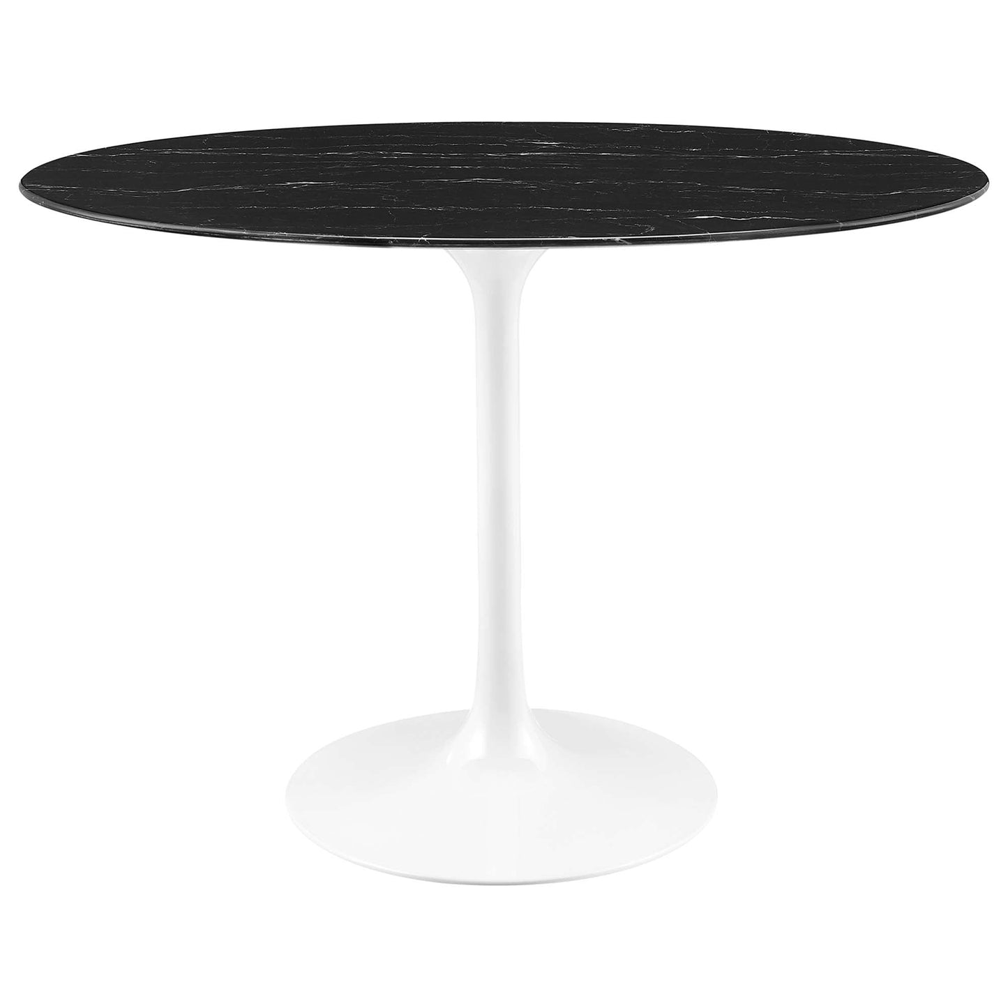 Lippa Oval Artificial Marble Dining Table