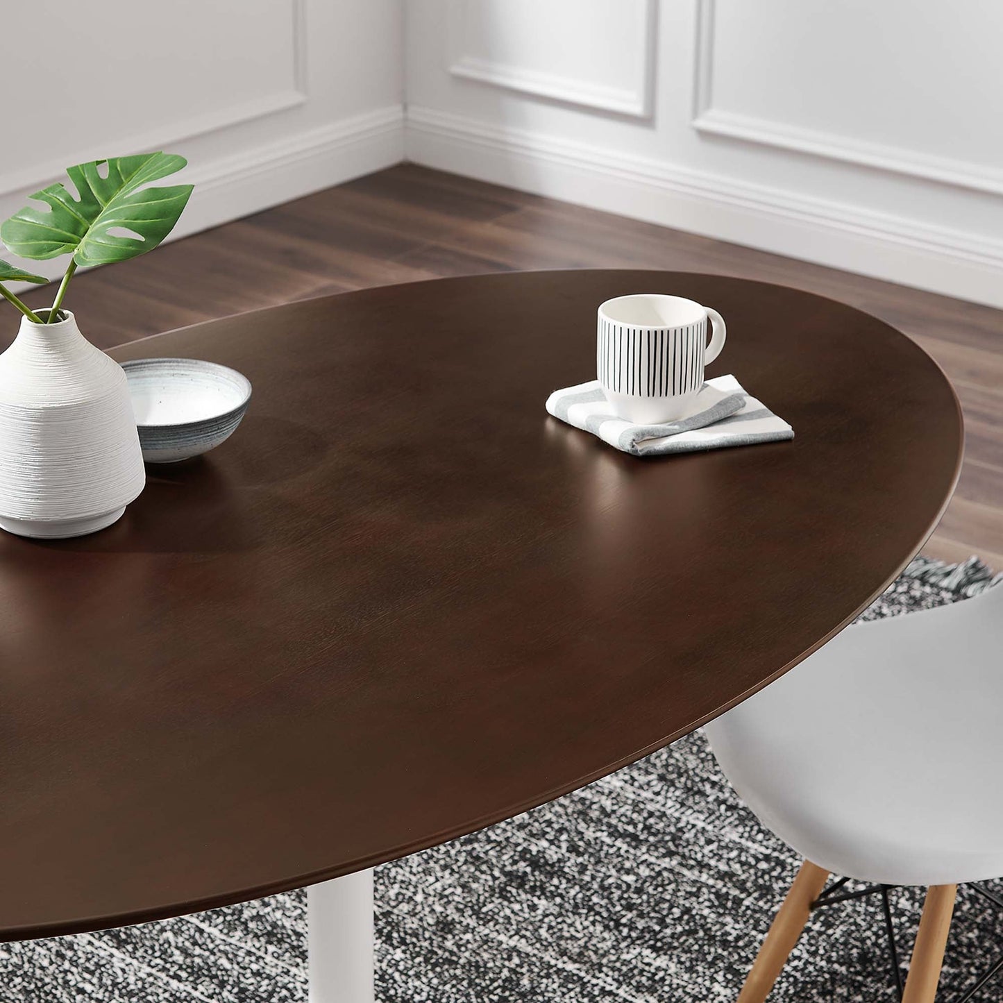 Lippa Oval Wood Dining Table