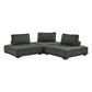Saunter 3-Piece Tufted Fabric Fabric Sofa