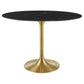 Lippa Oval Artificial Marble Dining Table