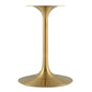 Lippa Oval Artificial Marble Dining Table