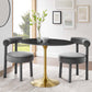 Lippa Oval Artificial Marble Dining Table