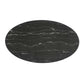 Lippa Oval Artificial Marble Dining Table
