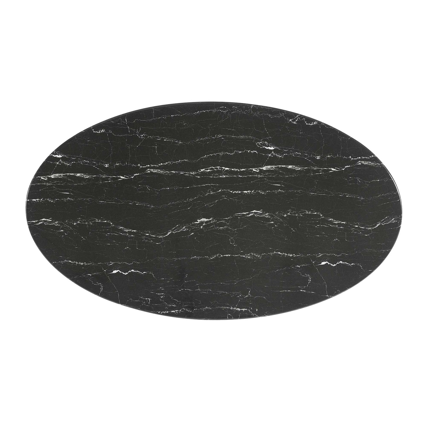 Lippa Oval Artificial Marble Dining Table