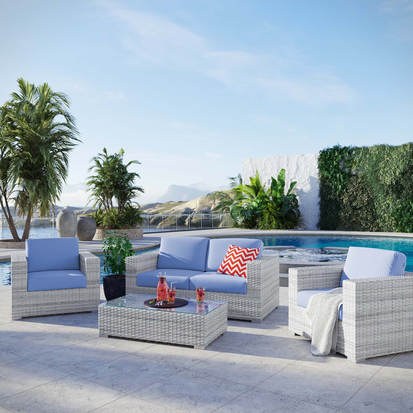 Convene 4-Piece Outdoor Patio Set
