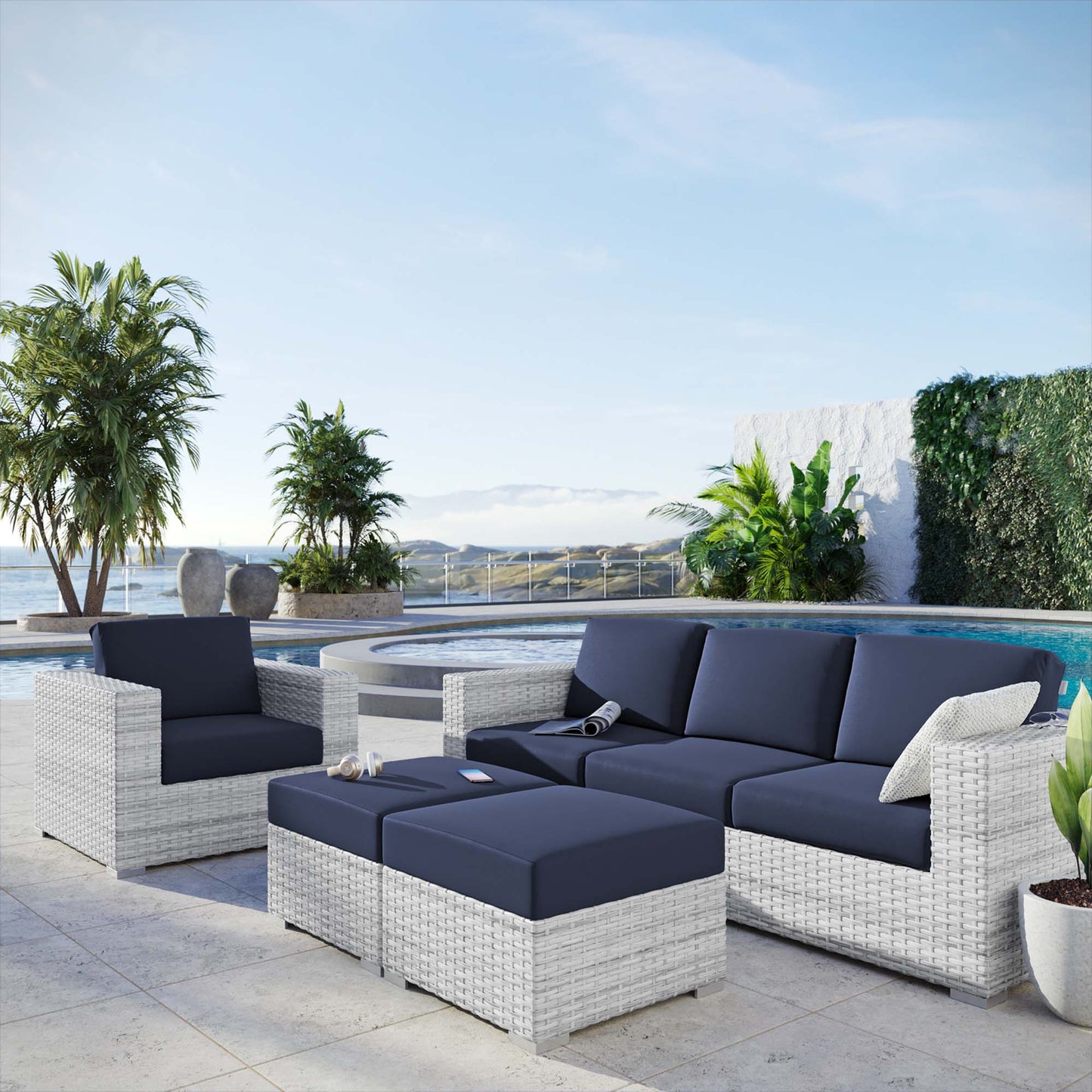 Convene 4-Piece Outdoor Patio Set