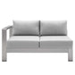 Shore 7 Piece Sunbrella® Fabric Outdoor Patio Aluminum Sectional Sofa Set
