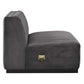 Conjure Channel Tufted Performance Velvet Armless Chair