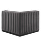 Conjure Channel Tufted Performance Velvet Right Corner Chair