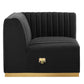Conjure Channel Tufted Performance Velvet Right Corner Chair