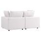 Commix Overstuffed Outdoor Patio Loveseat