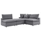 Commix 4-Piece Sunbrella® Outdoor Patio Sectional Sofa